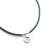 Escapulario GRACIA - collar medalla de plata 11mm con elástico